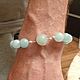 Men's asymmetric bracelet made of natural aquamarine in 925 silver. Bead bracelet. marusjy. Online shopping on My Livemaster.  Фото №2