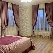 Для дома и интерьера handmade. Livemaster - original item Velvet curtains for the bedroom 