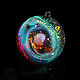 Pendant ball Outer space. Cosmic Jewelry Universe Galaxy lampwork, Pendants, Moscow,  Фото №1