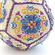 Embroidered Quaker ball, needle box, interior decoration, Interior elements, Moscow,  Фото №1