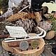 Плетеные санки для кукол новогодние миниатюры 1:12 в кукольный домик. Мебель для кукол. KOTOMKA_NV кукольная миниатюра 1:12. Ярмарка Мастеров.  Фото №6