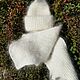 Downy knitted set scarf and hat 100% goat down. Headwear Sets. KOZAmoDA (kozamoda) (kozamoda). My Livemaster. Фото №4