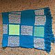 Knitted carpet in a square of different colors. Floor mats. vyazanaya6tu4ka. My Livemaster. Фото №5