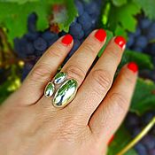 Украшения handmade. Livemaster - original item Large silver ring with original shape. Boho style ring.. Handmade.