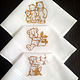 A set of handkerchiefs Family Bears. Shawls1. mybroidery. Online shopping on My Livemaster.  Фото №2