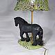 Order Table lamp: Horse in the meadow - table lamp. Elena Zaychenko - Lenzay Ceramics. Livemaster. . Table lamps Фото №3