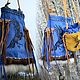 Вороны Одина - изображение на сумочках-мешочках для  ваших оберегов. Мешочек. ShamanEthnoShop. Интернет-магазин Ярмарка Мастеров.  Фото №2