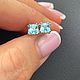 Серьги с цирконом Камбоджа 2.30 ct. Натуральные камни. Серьги классические. Елена. Интернет-магазин Ярмарка Мастеров.  Фото №2