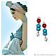 Заказать Клипсы/серьги "Geo Coral Blue". Украшения Darya_your_jewelry. Ярмарка Мастеров. . Клипсы Фото №3