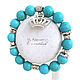 Bracelet with turquoise, Earrings, Moscow,  Фото №1