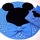 Children's set Mickey mouse crochet Mat cushion basket. Pillow. knitted handmade rugs (kovrik-makrame). Online shopping on My Livemaster.  Фото №2