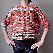 Одежда handmade. Livemaster - original item Summer jumper - mesh. Handmade.