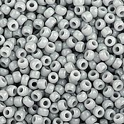 Материалы для творчества handmade. Livemaster - original item 10 grams Toho 11/0 seed Beads, 53 grey opaque Japanese TOHO beads. Handmade.