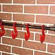 Вешалка для одежды с 4 крюками в стиле Лофт (Loft), Индастриал, Рустик. Вешалки и крючки. Loftsnab. Ярмарка Мастеров.  Фото №4