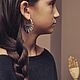 Серьги Вятичи. Серьги-калачи. LEVITAN jewellery. Ярмарка Мастеров.  Фото №5