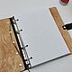 A notebook with a wooden cover and a leather cover. Notebooks. semejnaya-masterskaya-bambuk. My Livemaster. Фото №4