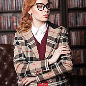 Одежда handmade. Livemaster - original item Jacket cotton viscose BURBERRY. Handmade.