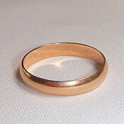 Винтаж handmade. Livemaster - original item Gold Wedding Ring Gold 583 Star size 21,25 vintage USSR. Handmade.
