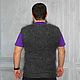 Knitted vest 'Friend'. Mens vests. iuliy_puhovyeizdeliy. Online shopping on My Livemaster.  Фото №2