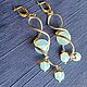 Moonstone Earrings (Opalite) Silver, Tassel earrings, Moscow,  Фото №1