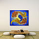 Order Painting carp yin yang painting fish goldfish painting. Colibri Art - Oil Painting. Livemaster. . Pictures Фото №3