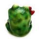 Ceramic figurine 'Frog with fly agarics'. Figurines. aboka. My Livemaster. Фото №6