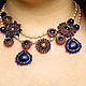 Necklace Glitter Of Versailles. Necklace. HANDMADE BY ELENA RAKITINA. Online shopping on My Livemaster.  Фото №2