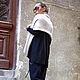 Теплая шаль  Beige. Шарфы. MILENA (aakasha). Ярмарка Мастеров.  Фото №5