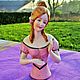 Винтаж: Aнтикварная куклa половинка Half doll фарфор Франция. Куклы винтажные. Антиквариат и винтаж из Франции. Ярмарка Мастеров.  Фото №6