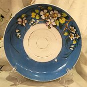 Set of plates with a bouquet, Italy, XX century (2455)