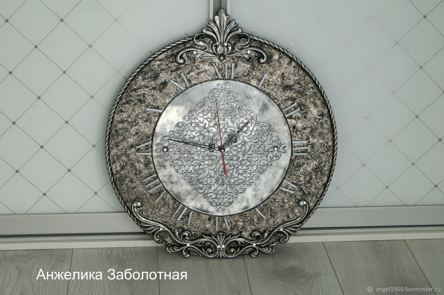Часы настенные "Серебряный век" – заказать на Ярмарке Мастеров ...