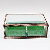 Для дома и интерьера handmade. Livemaster - original item Wedding box. Box with facet glass and filigree. Grace. Handmade.