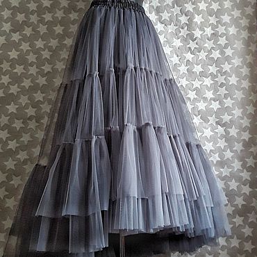 Аренда фуршетной юбки, молочная, тюль, 6,5 м х 70 см в Новосибирске