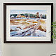 Watercolor painting Landscape Early spring. Pictures. Anna_green_artist. Online shopping on My Livemaster.  Фото №2