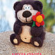 Подарок на 8 марта женщине сувенир игрушка "Милый Медвежонок". Фотокартины. Мягкая красота (softbeauty). Ярмарка Мастеров.  Фото №5
