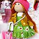 Кукла текстильная игровая интерьерная куколка ручной работы с одеждой. Тыквоголовка. Ирина  (sorokindom) (sorokindom). Ярмарка Мастеров.  Фото №4
