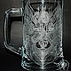 On the trail of wolves. Beer mug, Mugs and cups, Nizhny Novgorod,  Фото №1