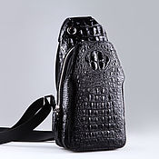 Сумки и аксессуары handmade. Livemaster - original item Shoulder bag made of crocodile leather IMA0641B1. Handmade.