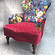 Кресло для гостиной с цветами. Кресла. Мягкие кресла 'Реплика' (kresla-replika). Интернет-магазин Ярмарка Мастеров.  Фото №2