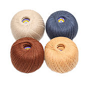 Жилет Альпака 100% темно-бежевый меланж ручное вязание