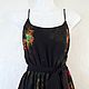 Винтаж: Винтажное платье из шифона,H&M, р.46. Платья винтажные. Vintage-Deluxe. Интернет-магазин Ярмарка Мастеров.  Фото №2