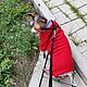 Одежда для кошек "Комбинезон флис -  "Lady in red". Одежда для питомцев. Happy-Sphynx. Интернет-магазин Ярмарка Мастеров.  Фото №2