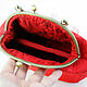 Bolso rojo con Corchete rosa de Noche. Valise. Vash sacvoyage. My Livemaster. Фото №6