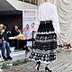 Бохо-юбка "Полнолуние". Юбки. ДРУГАЯ ОДЕЖДА Марианна♡. Ярмарка Мастеров.  Фото №11