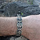 Men's and women's silver bracelet with rock carvings RO0006, Bead bracelet, Yerevan,  Фото №1