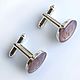 Cufflinks with painted purple color. Cuff Links. fiorellino. My Livemaster. Фото №4