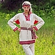 Заказать Костюм славянский "Мира". Costume Slavic "Peace.". Бохиня. Любовь Фартушная.. Ярмарка Мастеров. . Одежда женская Фото №3