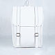 Leather backpack 'Moscow' white morocco, Backpacks, Moscow,  Фото №1