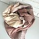 Scarf felted Beige. Scarves. allenclave. Online shopping on My Livemaster.  Фото №2
