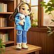 Заказать Вязаная кукла Мила с одеждой и игрушкой. Tatu. Мир вязаных игрушек.. Ярмарка Мастеров. . Куклы и пупсы Фото №3